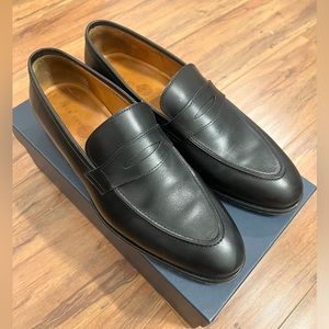 Jack Erwin - Black Penny Loafers